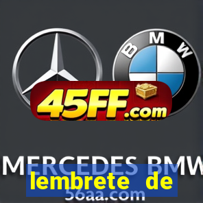 lembrete de vencimento para cliente